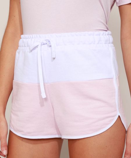 Short-de-Moletom-Feminino-Running-Cintura-Media-Bicolor-com-Cordao-Rosa-9973982-Rosa_1