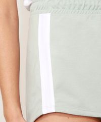 Short-de-Moletom-Feminino-Running-Cintura-Media-com-Faixa-Lateral-e-Cordao-Verde-Claro-9968255-Verde_Claro_5