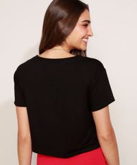 Camiseta-Feminina-Cropped-Ursinhos-Carinhosos-Manga-Curta-Preta-9976094-Preto_2