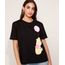 Camiseta-Feminina-Pooh-Manga-Curta-Preta-9976099-Preto_1