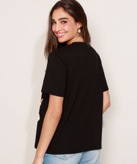 Camiseta-Feminina-Pooh-Manga-Curta-Preta-9976099-Preto_4