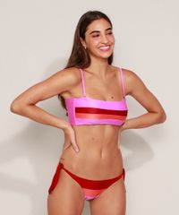 Biquini-Calcinha-Tanga-Recortes-com-Faixa-Para-Amarrar-e-Protecao-UV50--Vermelho-9966988-Vermelho_5