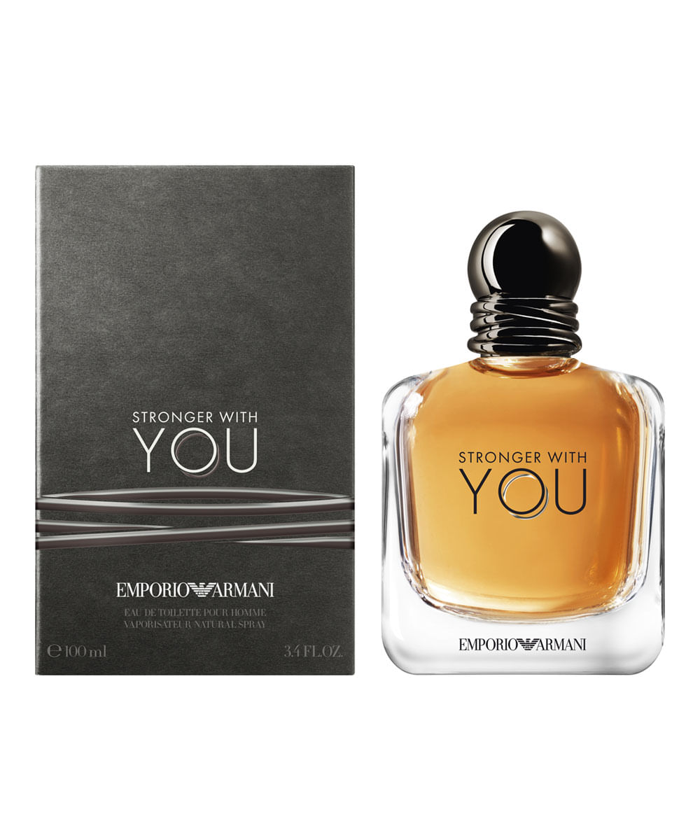 Perfume Giorgio Armani Stronger With You Masculino Eau de Toilette 100ml Único Perfume Giorgio Armani Stronger With You Masculino Eau de Toilette 100ml Único