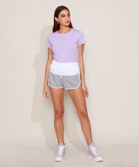Short-de-Moletom-Feminino-Running-Cintura-Media-Bicolor-com-Cordao-Cinza-Mescla-Claro-9973982-Cinza_Mescla_Claro_3