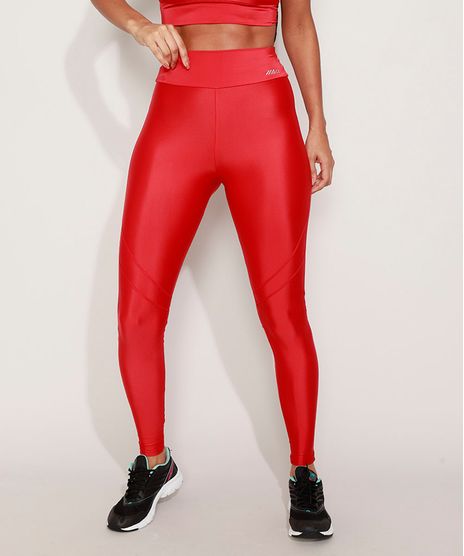 Calca-Legging-Feminina-Esportiva-Ace-Cintura-Alta-com-Brilho-e-Pespontos-Vermelha-9968024-Vermelho_1