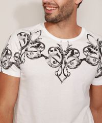 Camiseta-Masculina-Slim-Arabescos-Manga-Curta-Gola-Careca-Branca-9961987-Branco_6