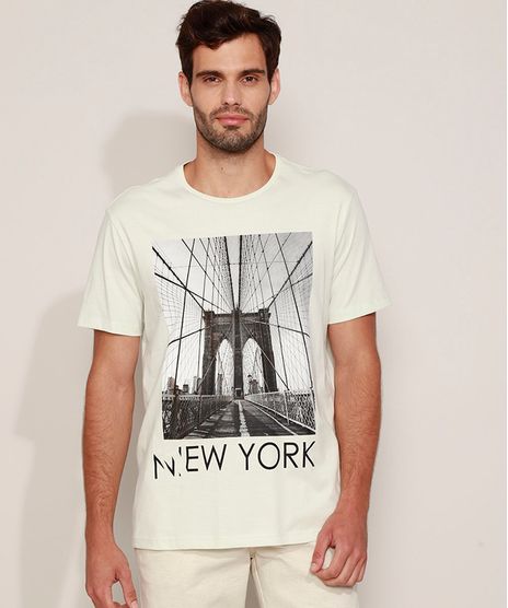 Camiseta-Masculina--New-York--Manga-Curta-Gola-Careca-Verde-Claro-9970179-Verde_Claro_1