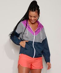 Jaqueta-Corta-Vento-Feminina-Esportiva-Ace-Color-Block-com-Bolsos-e-Capuz-Azul-Marinho-9794317-Azul_Marinho_1