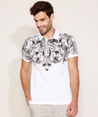 Polo-Masculina-Slim-Arabescos-Manga-Curta-Branco-9968276-Branco_1