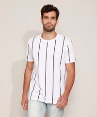 Camiseta-Masculina-Listrada-Manga-Curta-Gola-Careca-Branca-9952176-Branco_1