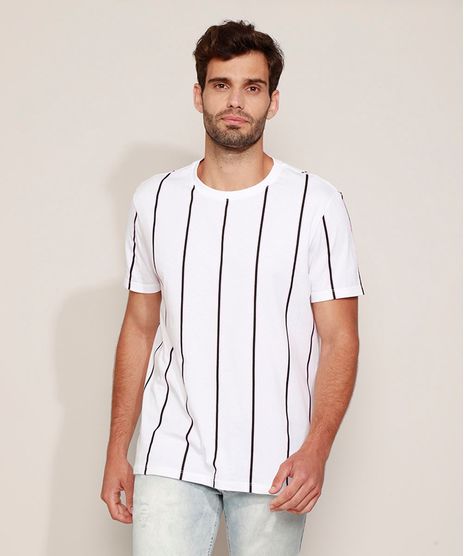 Camiseta-Masculina-Listrada-Manga-Curta-Gola-Careca-Branca-9952176-Branco_1