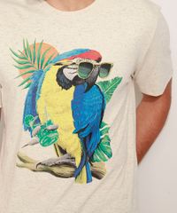 Camiseta-Masculina-Arara-Manga-Curta-Gola-Careca-Bege-Claro-9966912-Bege_Claro_2