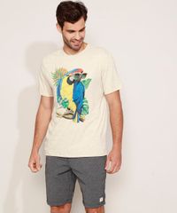 Camiseta-Masculina-Arara-Manga-Curta-Gola-Careca-Bege-Claro-9966912-Bege_Claro_3