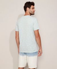 Camiseta-Masculina-Estampada-com-Bolso-de-Suede-Manga-Curta-Gola-Careca-Azul-Claro-9971318-Azul_Claro_2