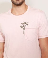 Camiseta-Masculina-Coqueiros-com-Bolso-Manga-Curta-Gola-Careca-Rose-9970542-Rose_5