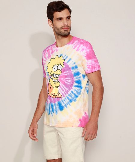 Camiseta-Masculina-Lisa-Simpson-Estampada-Tie-Dye-Manga-Curta-Gola-Careca-Multicor-9972995-Multicor_1 Camiseta-Masculina-Lisa-Simpson-Estampada-Tie-Dye-Manga-Curta-Gola-Careca-Multicor-9972995-Multicor_1