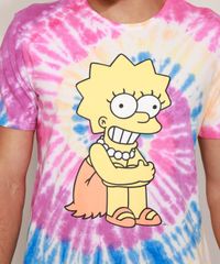 Camiseta-Masculina-Lisa-Simpson-Estampada-Tie-Dye-Manga-Curta-Gola-Careca-Multicor-9972995-Multicor_6