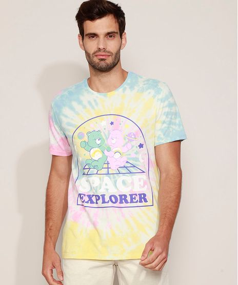 Camiseta-Masculina-Ursinhos-Carinhosos-Estampada-Tie-Dye-Manga-Curta-Gola-Careca-Multicor-9972994-Multicor_1