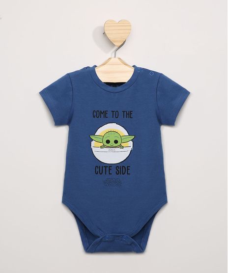Body-Infantil-Baby-Yoda--Come-To-The-Cute-Side--Manga-Curta-Azul-Escuro-9974670-Azul_Escuro_1