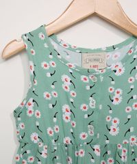 Vestido-Infantil-Amplo-com-Recortes-Estampado-Floral-Sem-Manga-Verde-9974971-Verde_3