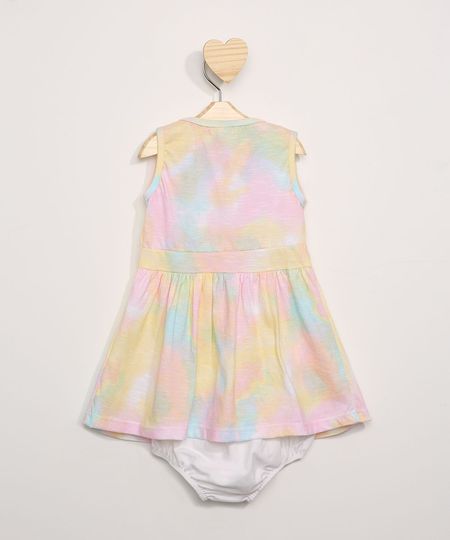 Vestido-Infantil-Estampado-Tie-Dye-Sem-Manga---Calcinha-Multicor-9976616-Multicor_2