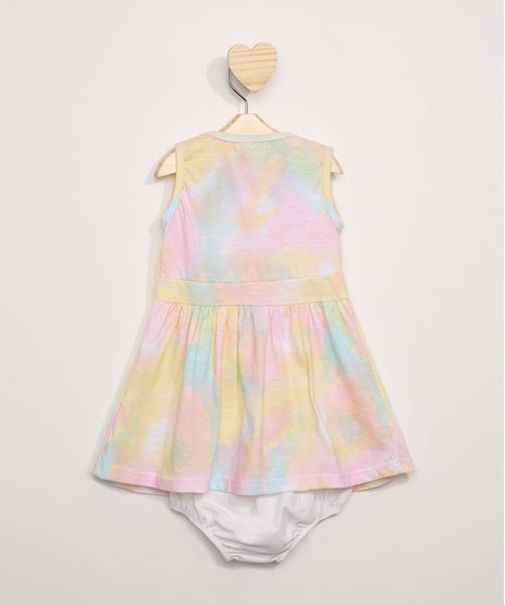 Vestido-Infantil-Estampado-Tie-Dye-Sem-Manga---Calcinha-Multicor-9976616-Multicor_2