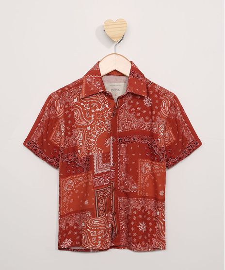 Camisa-Infantil-Estampada-Paisley-Manga-Curta-Vermelha-9967552-Vermelho_1