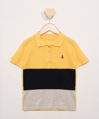 Polo-Infantil-com-Recortes-Manga-Curta-Mostarda-9970781-Mostarda_1