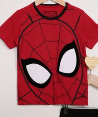 Pijama-Infantil-Homem-Aranha-Manga-Curta-Vermelho-9966392-Vermelho_2