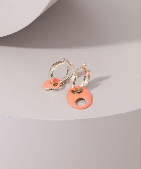 Brinco-Feminino-de-Argola-com-Pingentes-Dourado-9976375-Dourado_1