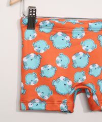 Sunga-Infantil-Boxer-Estampado-de-Peixes-com-Protecao-UV50--Laranja-9966186-Laranja_3