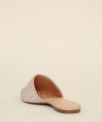Mule-Feminino-Via-Uno-Texturizado-Bico-Fino-Bege-9980123-Bege_4