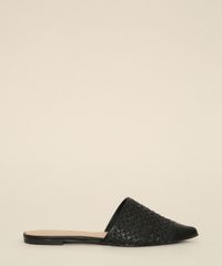 Mule-Feminino-Via-Uno-Texturizado-Bico-Fino-Preto-9980126-Preto_2