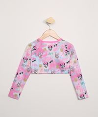 Blusa-de-Praia-Infantil-Cropped-Minnie-Estampado-Manga-Longa-com-Protecao-UV50--Rosa-9972151-Rosa_2