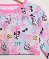 Blusa-de-Praia-Infantil-Cropped-Minnie-Estampado-Manga-Longa-com-Protecao-UV50--Rosa-9972151-Rosa_4