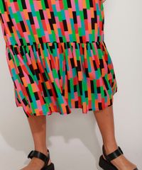 Vestido-Feminino-Midi-Estampado-Geometrico-com-Recorte-Alca-Media-Multicor-9970273-Multicor_6