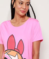 Camisola-Feminina-Florzinha-As-Meninas-Superpoderosas-Manga-Curta-Rosa-9972293-Rosa_5