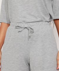 Pijama-Feminino-Manga-3-4-Cinza-Mescla-9973670-Cinza_Mescla_5