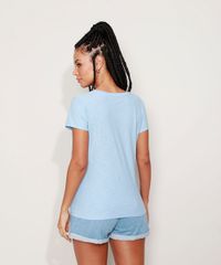 Camiseta-Feminina-Basica-Flame-Manga-Curta-Decote-V-Azul-8525926-Azul_2