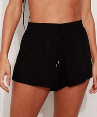 Short-de-Praia-Feminino-Cintura-Alta-Maquinetado-Preto-9965717-Preto_6