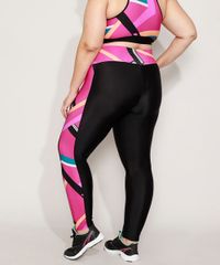 Calca-Legging-Feminina-Plus-Size-Esportiva-Ace-Cintura-Alta-com-Recorte-Estampado-Geometrico-Preta-9972345-Preto_2