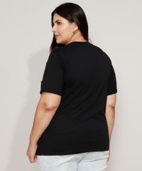 Camiseta-Feminina-Plus-Size-Now-United--Come-Together--Manga-Curta-Decote-Redondo-Preta-9971368-Preto_2