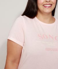 Pijama-Feminino-Plus-Size--Sono--com-Estampa-Xadrez-Vichy-Manga-Curta-Rosa-Claro-9968692-Rosa_Claro_4