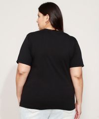 Camiseta-Feminina-Plus-Size-Now-United--Come-Together--Manga-Curta-Decote-Redondo-Preta-9971366-Preto_2