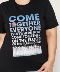 Camiseta-Feminina-Plus-Size-Now-United--Come-Together--Manga-Curta-Decote-Redondo-Preta-9971366-Preto_6