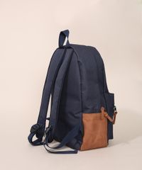 Mochila-de-Nylon-Masculina-Grande-com-Bolsos-Azul-Marinho-9973354-Azul_Marinho_4