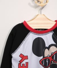 Camiseta-de-Praia-Infantil-Mickey-Raglan-Manga-Longa-com-Protecao-UV50--Preta-9966190-Preto_4