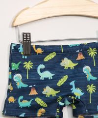 Sunga-Infantil-Boxer-Estampada-Dinossauros-com-Protecao-UV50---Azul-9973905-Azul_3