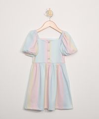 Vestido-Infantil-Estampado-Tie-Dye-Manga-Curta-Bufante-Decote-Reto-Multicor-9966822-Multicor_1
