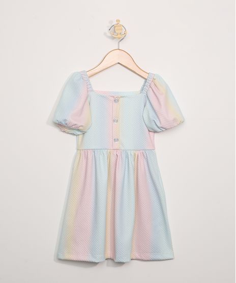 Vestido-Infantil-Estampado-Tie-Dye-Manga-Curta-Bufante-Decote-Reto-Multicor-9966822-Multicor_1
